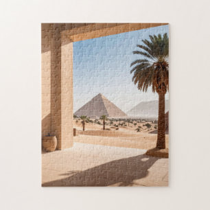 Pyramids & Palm Trees Jigsaw Puzzle