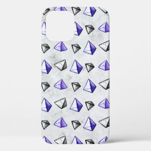 Pyramids Pattern Geometry Math Teacher iPhone 12 Case