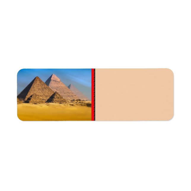 Pyramids Return Address Label (Front)
