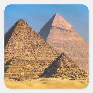 Pyramids Square Sticker