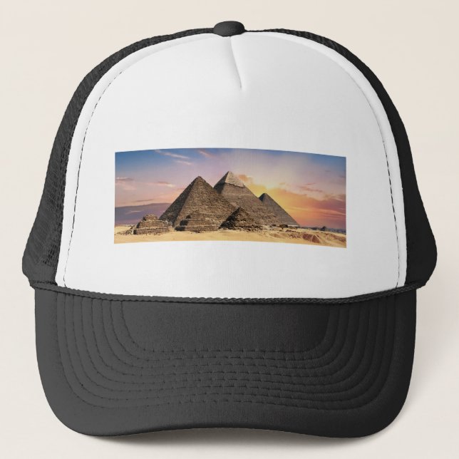 pyramids trucker hat (Front)