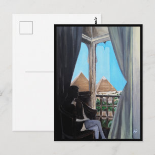 Pyramisa Hotel Painting by Alfred Fox Postcard