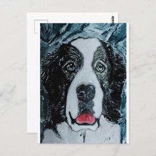 Pyrenean Mastiff Painting by Alfred Fox Postcard