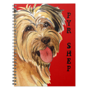 Pyrenean Shepherd Colour Block Notebook