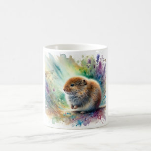 Pyrenean Vole 031024AREF129 - Watercolor Coffee Mug