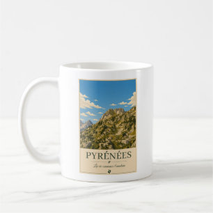Pyrénées France – Rocky's Illustrated Poster Coffee Mug