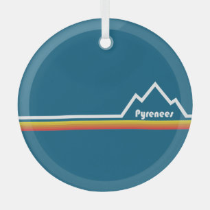 Pyrenees Glass Tree Decoration