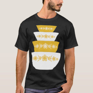 Pyrex Golden Butterfly Bowls T-Shirt