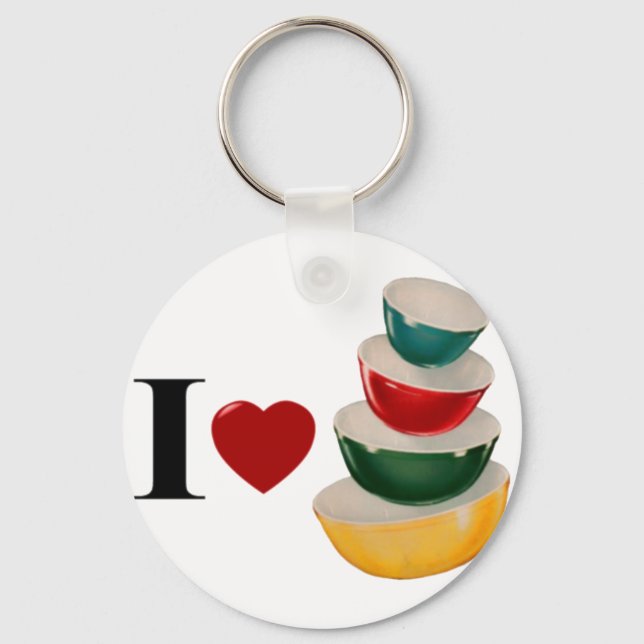 PyrexLove1.png Key Ring (Front)