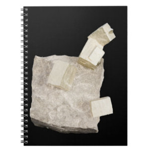 Pyrite Crystals in Shale Notebook