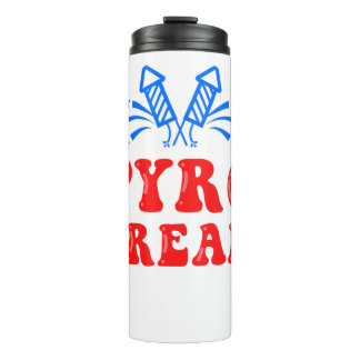 Pyro Freak Pyrotechnics Fireworks Firecracker Gift Thermal Tumbler