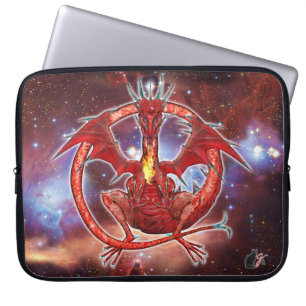 Pyrope Cosmic Dragon Laptop Sleeve