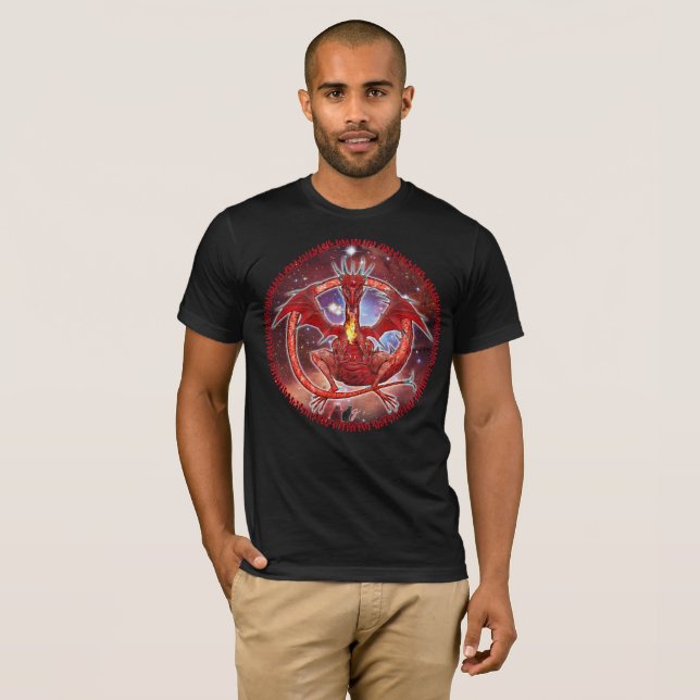 Pyrope Cosmic Dragon T-Shirt (Front Full)