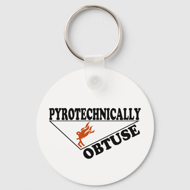 Pyrotechnically Obtuse Key Ring (Front)