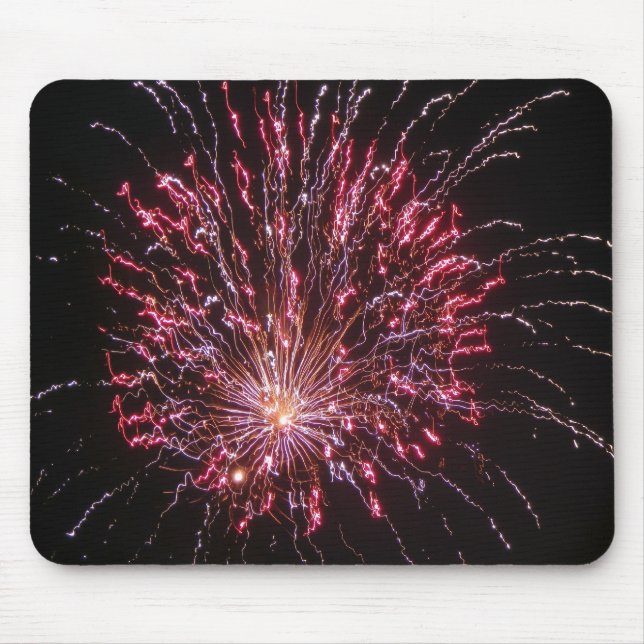 Pyrotechnics Fireworks Mouse Pad (Front)