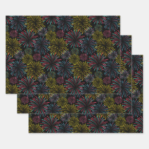 Pyrotechnics Fireworks Pyrotechnician Celebration Wrapping Paper Sheet
