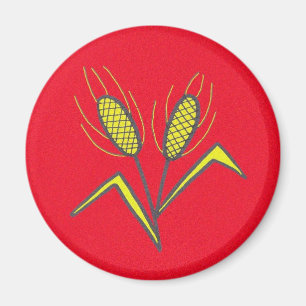 Pysanka Symbol: Wheat Magnet