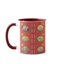 Pysanka Ukrainian Easter Egg3 Two Tone Mug