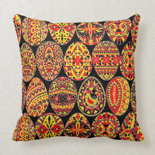 Pysanki Easter Eggs Cushion