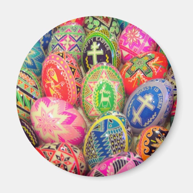 Pysanky  Egg Magnet (Front)