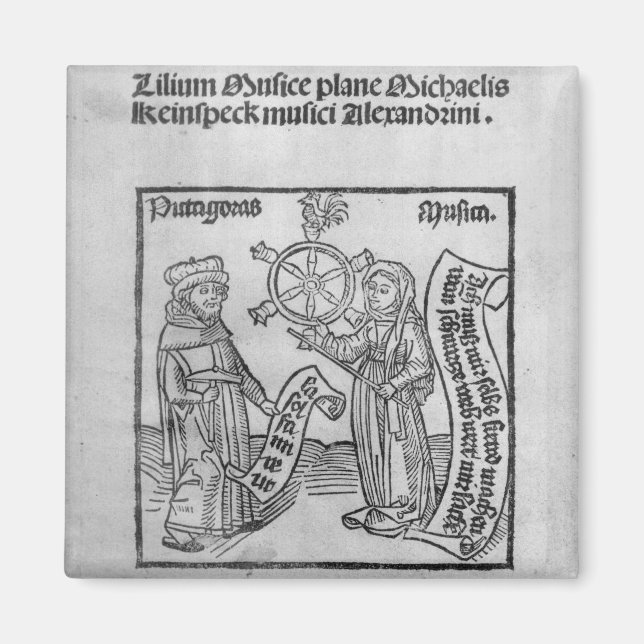 Pythagoras  and Music Magnet (Front)
