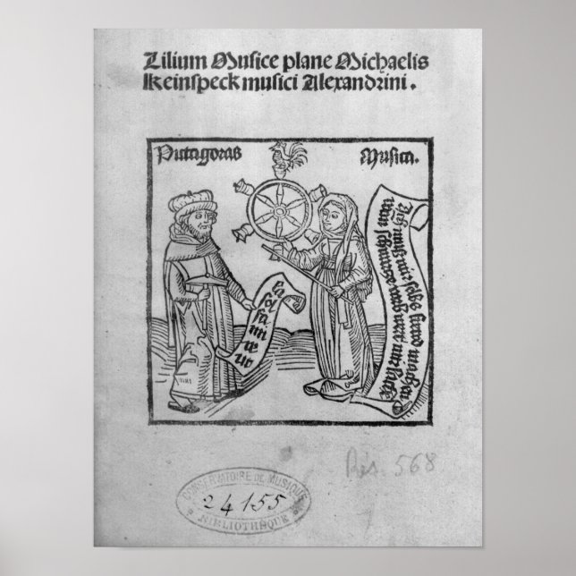 Pythagoras  and Music Poster (Front)