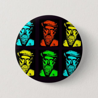 Pythagoras Collage 6 Cm Round Badge