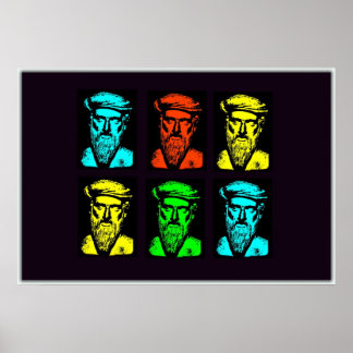 Pythagoras Collage Poster