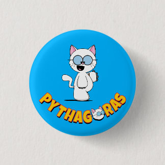 Pythagoras the Cat Button