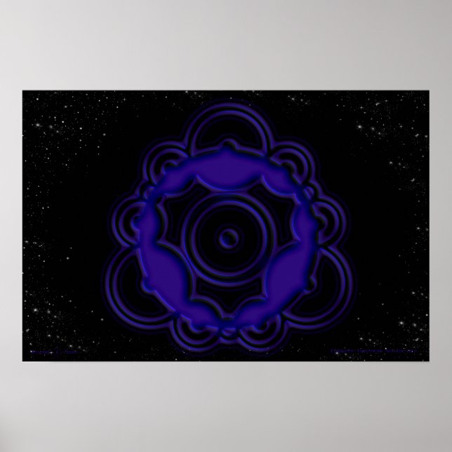 Pythagorean Trigonometric Space-Time Field Poster (Front)