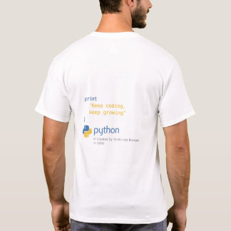 Python and its creator with the year of creation T-Shirt