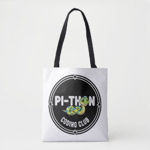 Python Coding Club Programmer Tote Bag