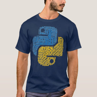 Python Coding Word Art T-Shirt