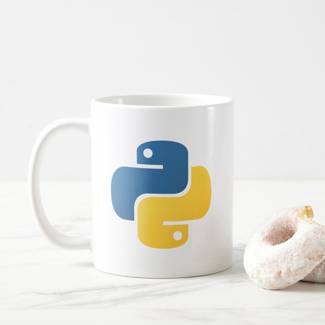 Python logo coffee mug (Creator Uploaded)