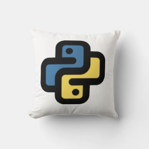 Python logo cushion