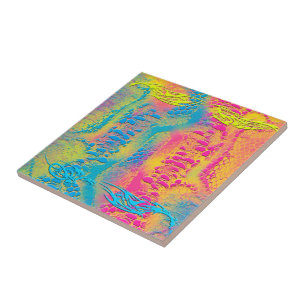 PYTHON - modern decorative fractal - Ceramic Tile