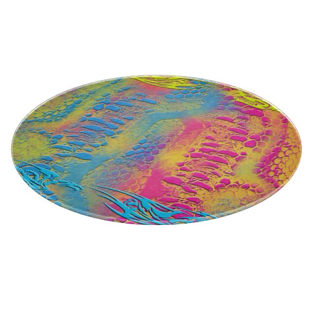 PYTHON - modern decorative fractal - Cutting Board (Corner)