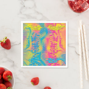 PYTHON - modern decorative fractal - Napkin