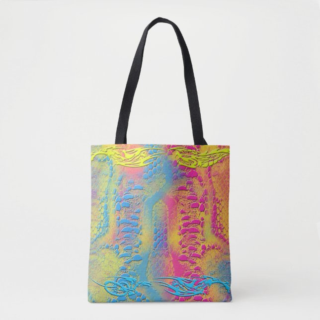 PYTHON - modern decorative fractal - Tote Bag (Front)