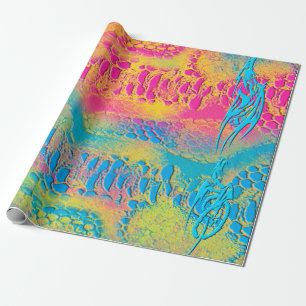 PYTHON - modern decorative fractal - Wrapping Paper