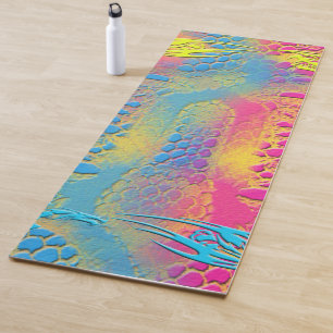 PYTHON - modern decorative fractal - Yoga Mat