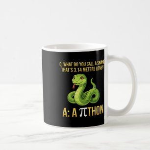 Python Pithon Pi Day Symbol Funny Math Teacher 3 1 Coffee Mug