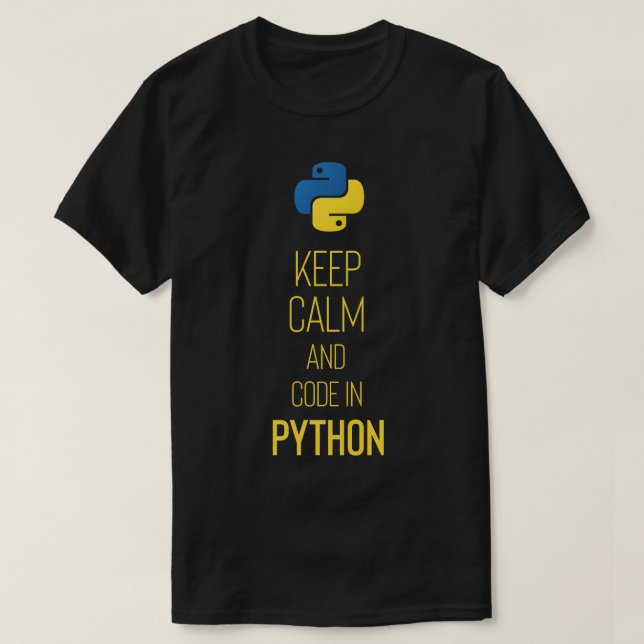 Python Programmer T-Shirt (Design Front)