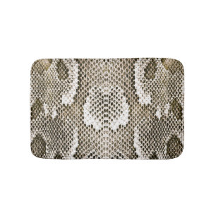 Python Skin: Animal Pattern Design Bath Mat