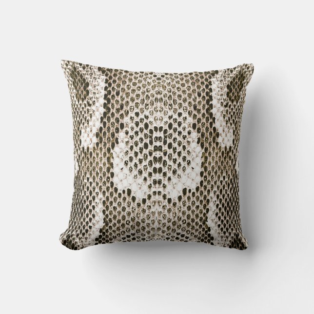 Python Skin: Animal Pattern Design Cushion (Front)