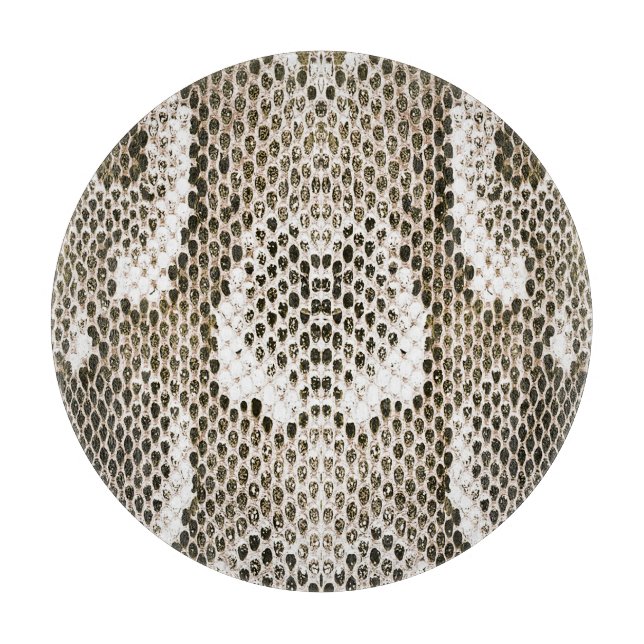 Python Skin: Animal Pattern Design Cutting Board (Front)