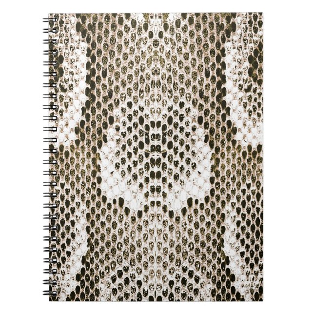 Python Skin: Animal Pattern Design Notebook (Front)