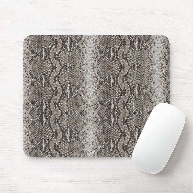 Python Snake Skin Animal Print Mouse Pad (With Mouse)