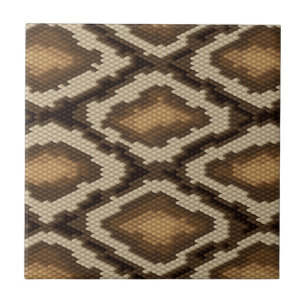Python snake skin pattern 2 ceramic tile