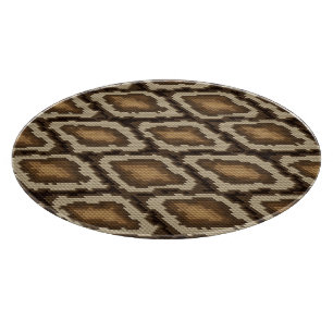 Python snake skin pattern 2 cutting board